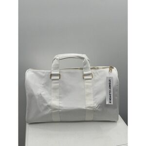 NWT Stoney Clover Lane Classic Mini Duffle Bag Women's White Double Handles